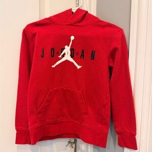 Jordan Red Fleece Hoodie